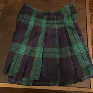 New with tags Aerie pleated skirt green/ black size XL